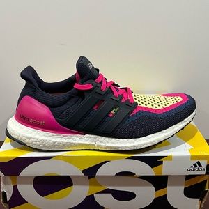Adidas Women’s Ultraboost, AF5143, Blue, Pink & Yellow
